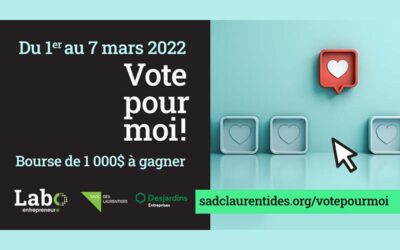 Concours de pitch; votez pour votre nouvelle entreprise coup de cœur !