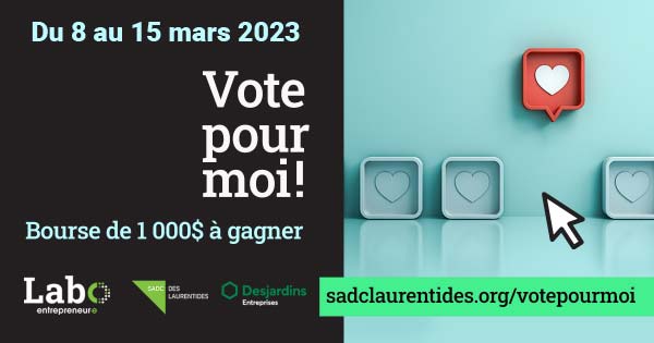 Affiche Vote pour moi 2023